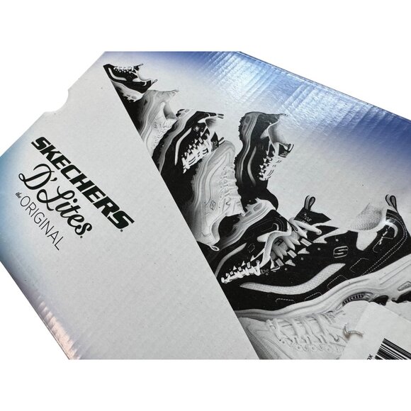 Skechers Women's D'Lites Bold Views Size 6 Memory Foam Athletic Shoes NEW - Picture 13 of 15